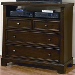 Vaughan Bassett Hanover Media Chest - 4 Drawers